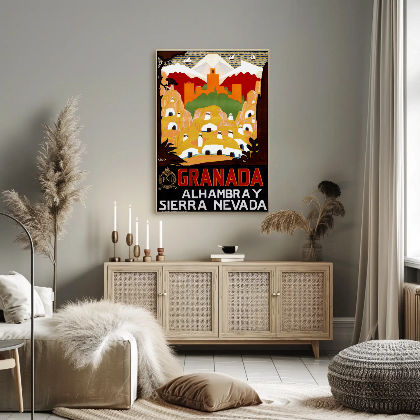 Granada Travel Poster