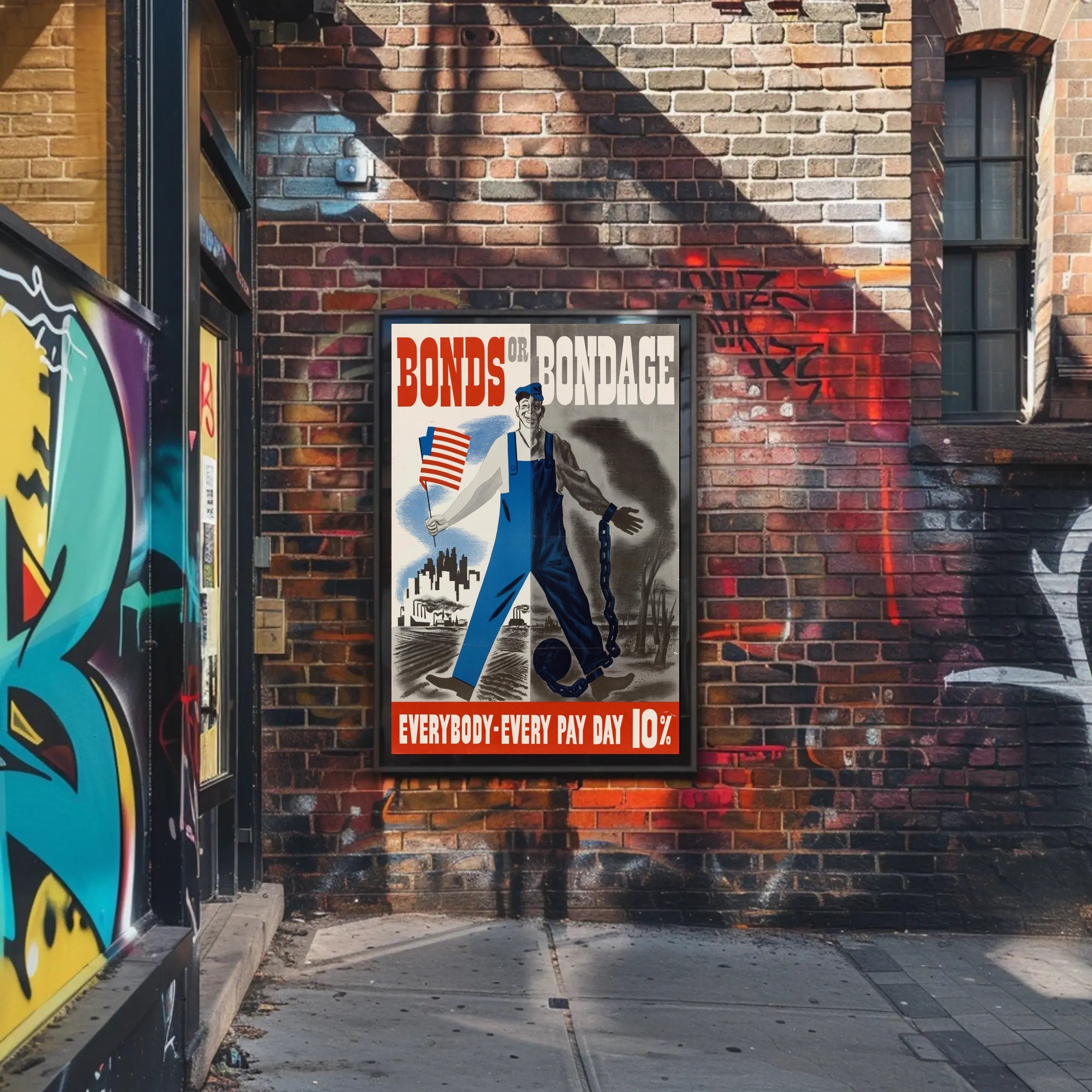 Bonds or Bondage Poster PosterGoat