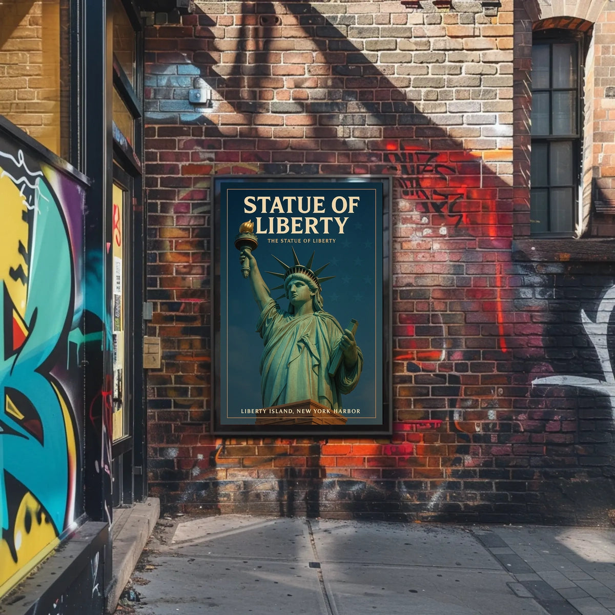 Statue of Liberty Patriotic Icon Cultural or Heritage Poster
