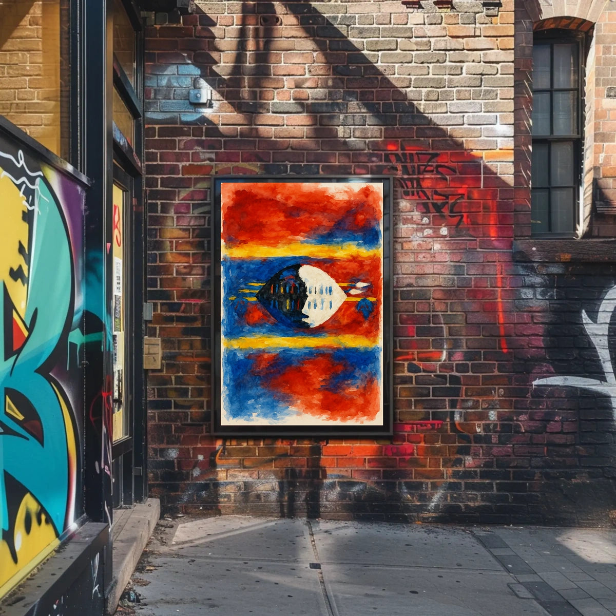 Vibrant Abstract Expression Abstract Poster