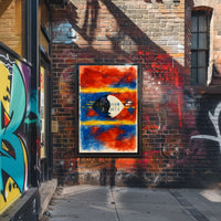 Vibrant Abstract Expression Abstract Poster