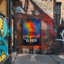 El Paso Texas Scenic Travel Photography Poster