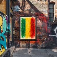 Vibrant Tricolor Poster
