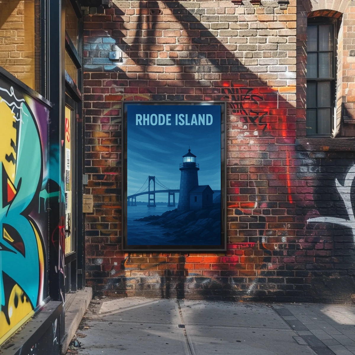 Rhode Island Coastal Scene Poster