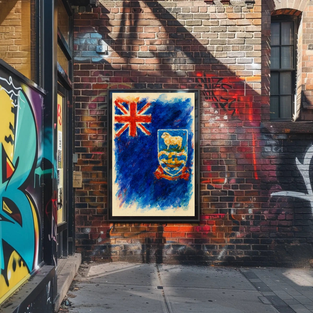 The Falkland Islands Flag Poster