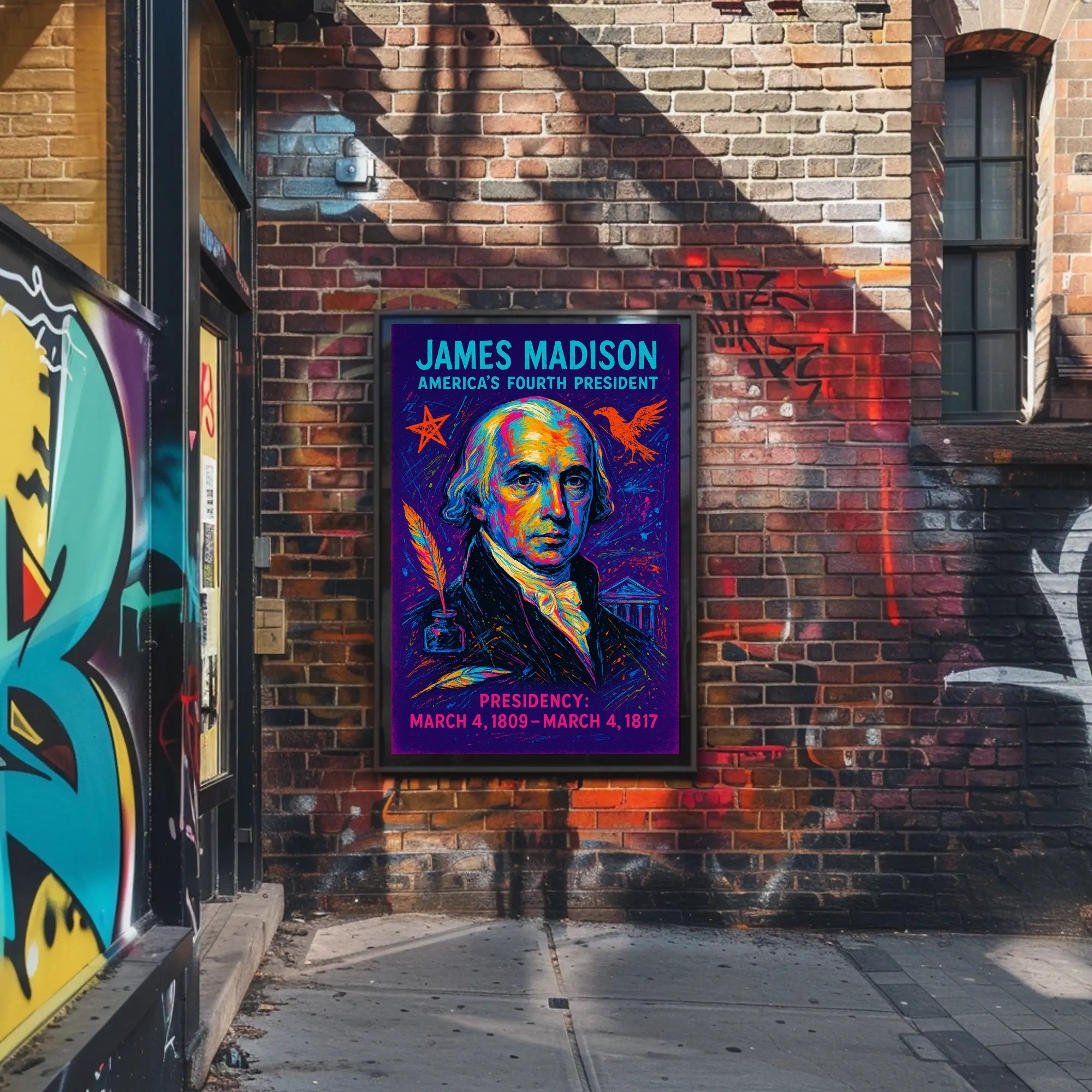 James Madison 4Th President Poster