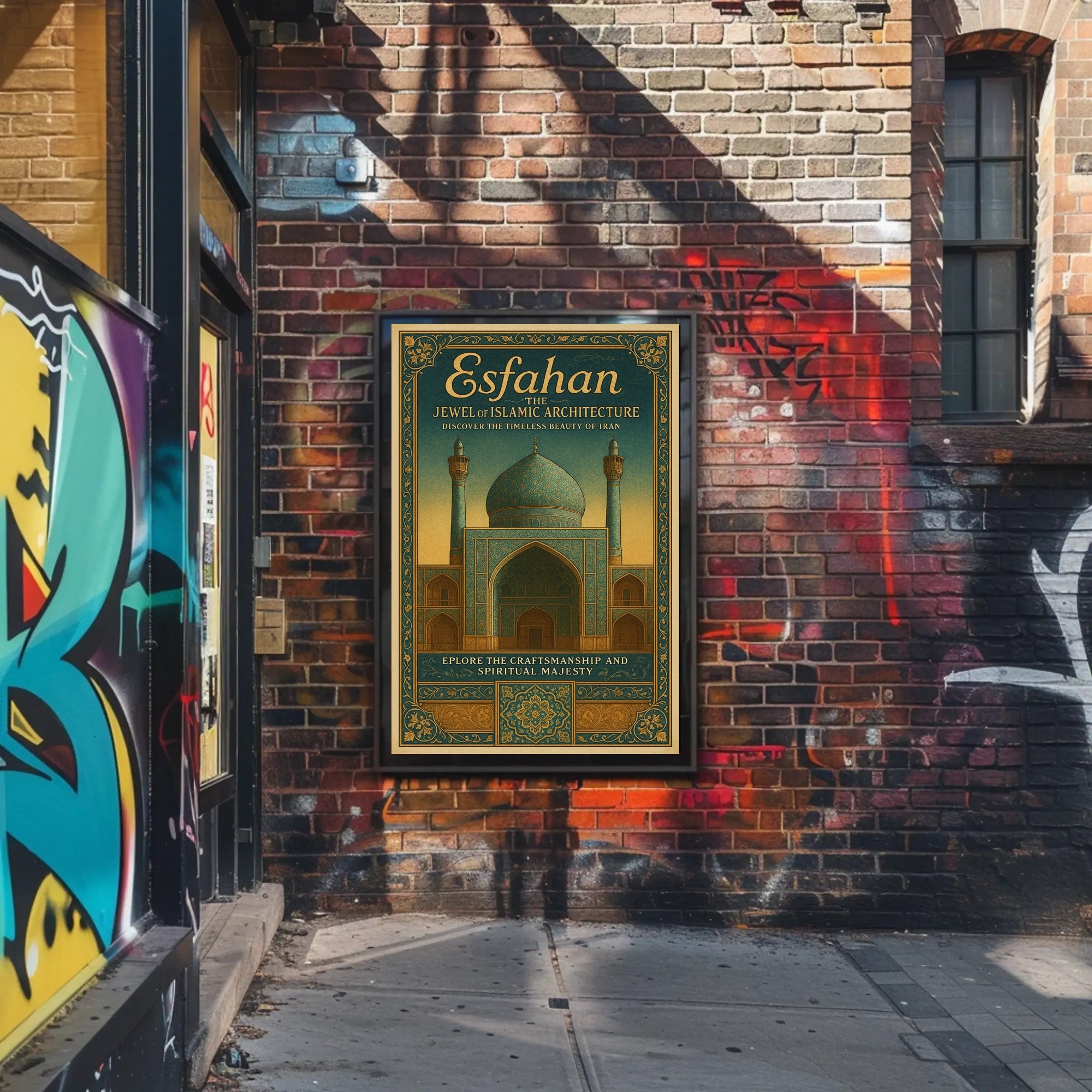 Esfahan – The Jewel of Islamic Architecture Poster PosterGoat