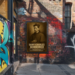 Saint Charles Borromeo Cardinal And Poster