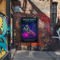 Orchid Mantis Natures Enigma Poster