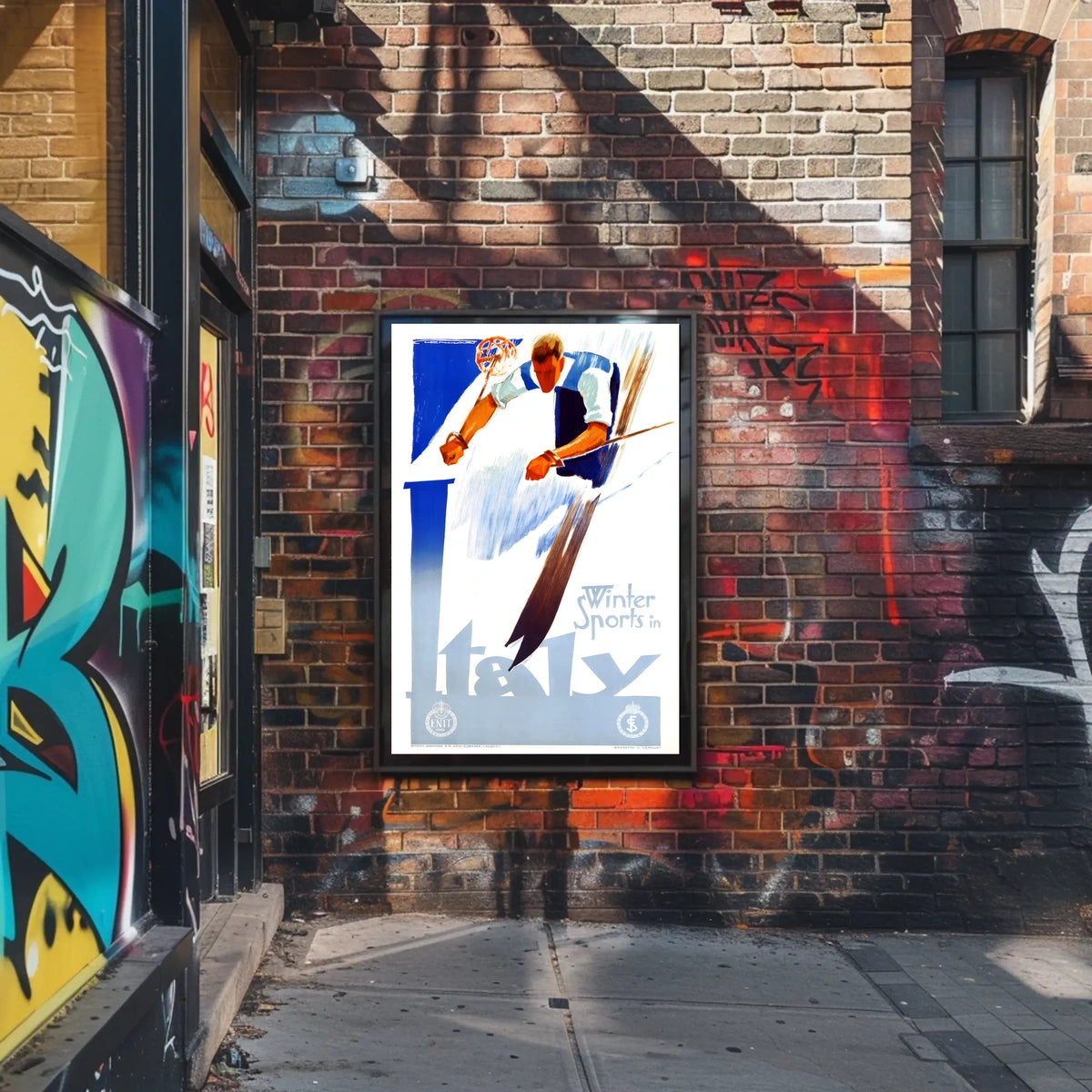 Winter Sports in Italy Poster