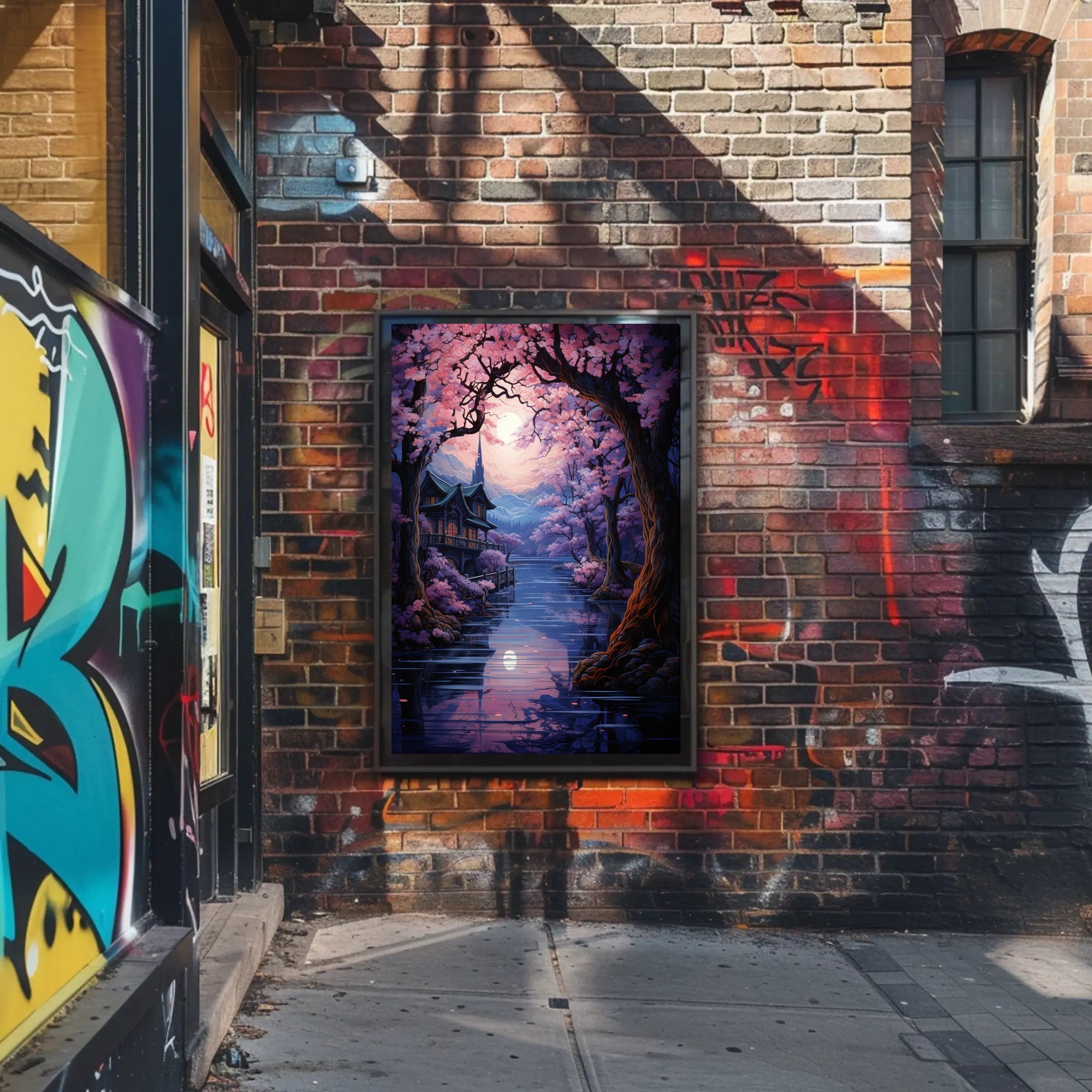 Enchanted Cherry Blossom Retreat Poster