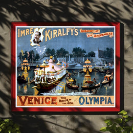 Venetian Festive Spectacle Cultural or Heritage Poster