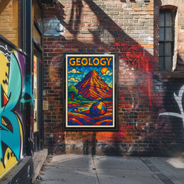 Geology Art Poster