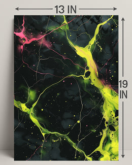 Neon Abstract Abstract Poster PosterGoat