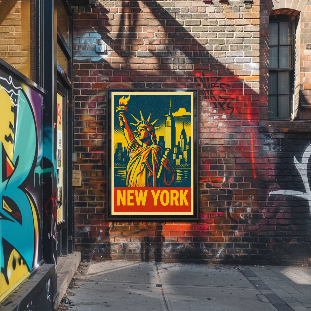 New York Iconic Skyline Poster