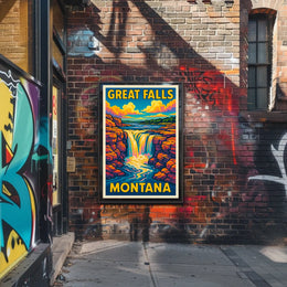 Great Falls, Montana Poster