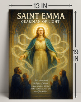 Saint Emma Guardian of Light Poster PosterGoat