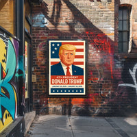 Trump Visionary Leader Patriot Pop Art Poster