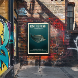 Knifefish The Nocturnal Swimmer Poster