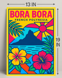 Bora Bora French Polynesia Poster PosterGoat