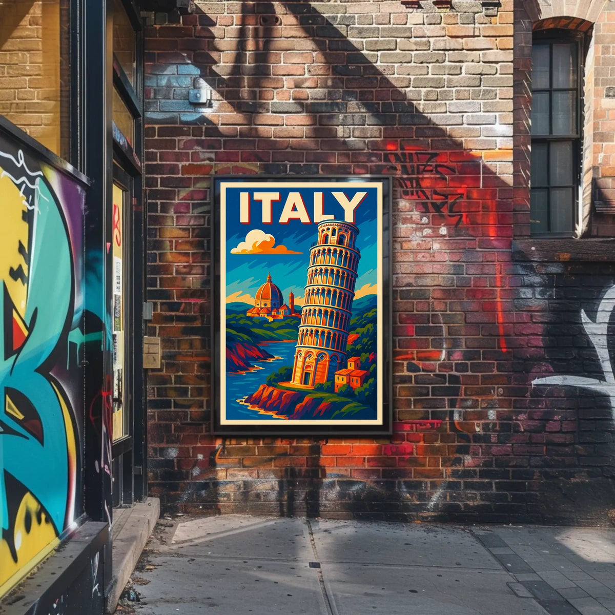 Vibrant Italy Travel Poster