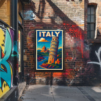 Vibrant Italy Travel Poster