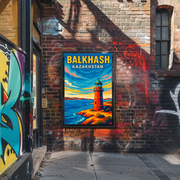 Balkhash, Kazakhstan Poster