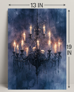 Gothic Chandelier Poster