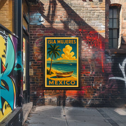Isla Mujeres Travel Poster