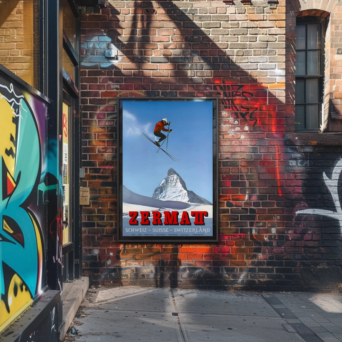 Zermatt Ski Adventure Poster
