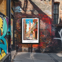 Cartagena Vibrant Streets of Colombia Poster
