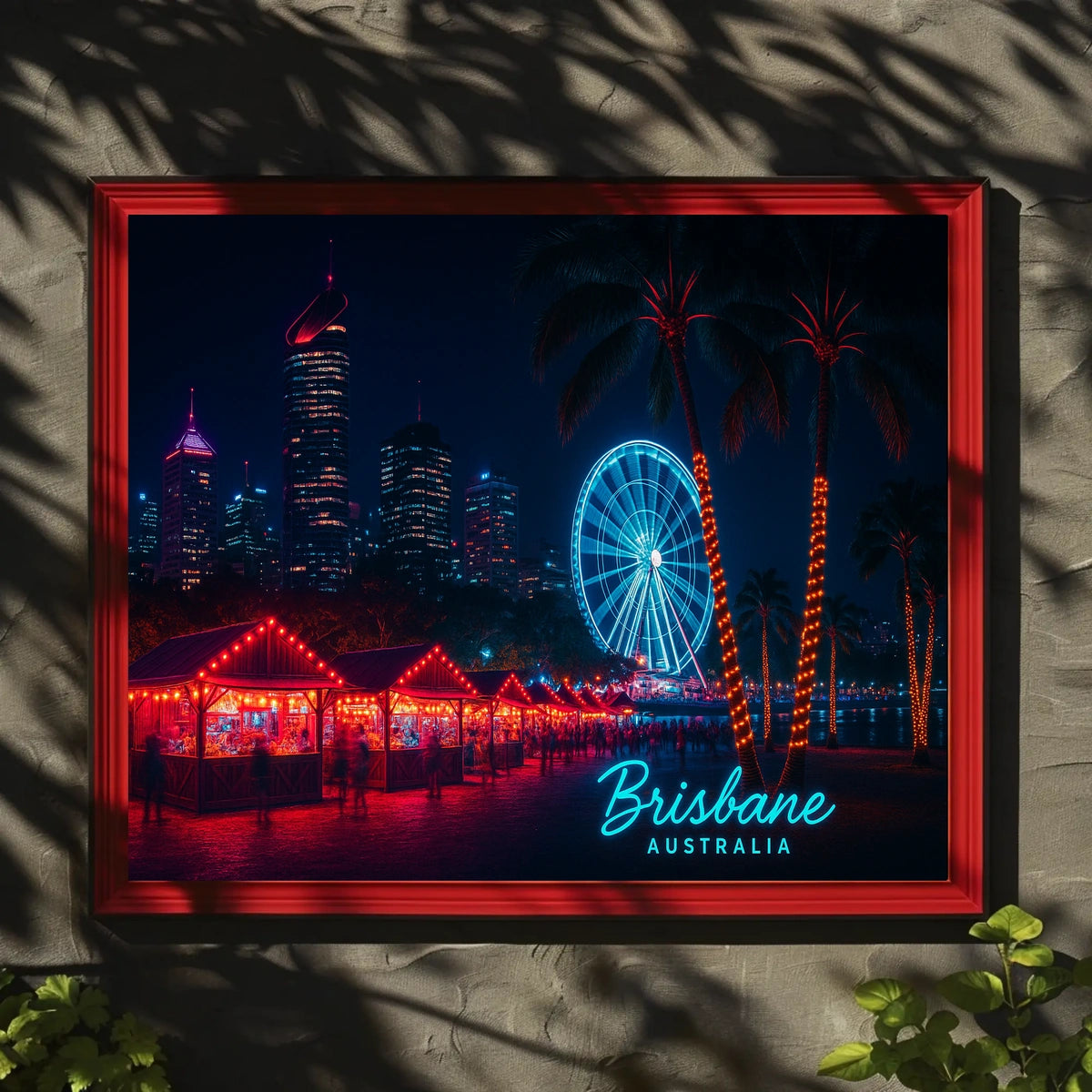 Brisbane Nights Poster