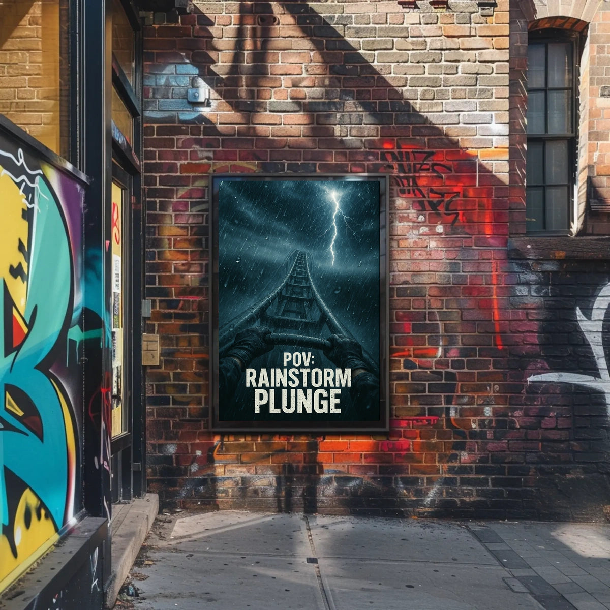 Rainstorm Plunge Poster