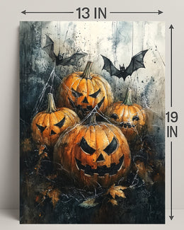 Haunted Pumpkins Poster