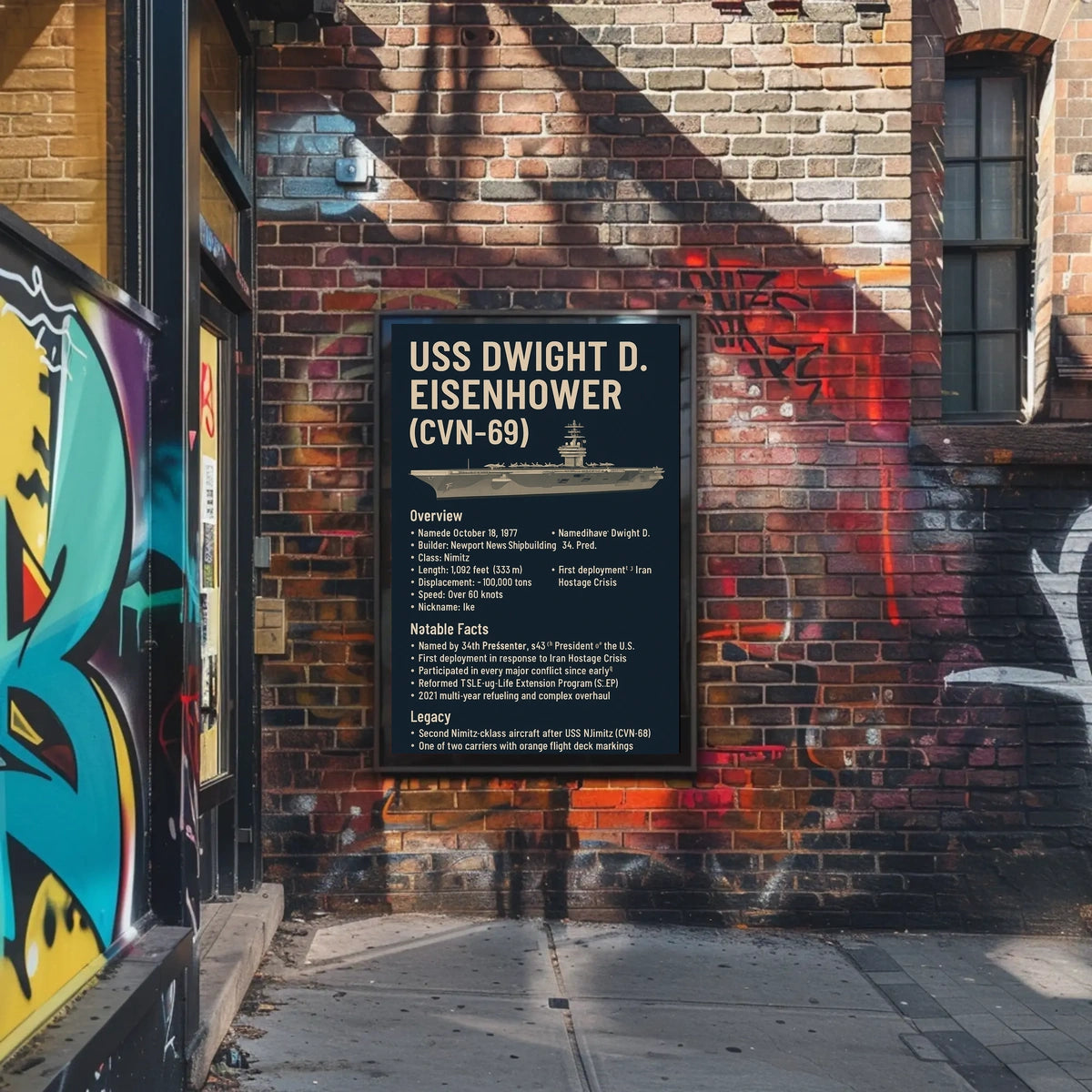 Dwight D. Eisenhower 34Th President Poster