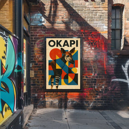 Okapi Art Poster