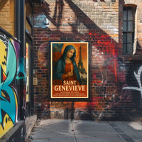 Saint Genevieve Patroness Of Paris Poster