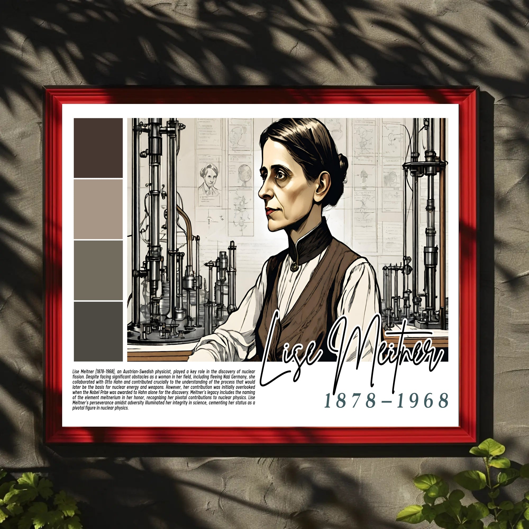 Lise Meitner: Pioneer of Nuclear Physics Poster
