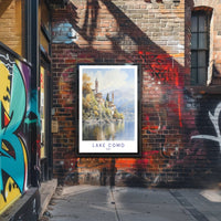 Tranquil Beauty of Lake Como Poster PosterGoat