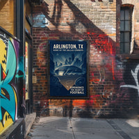 Arlington, TX Home of the Dallas Cowboys Poster