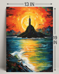 Radiant Seascape Poster