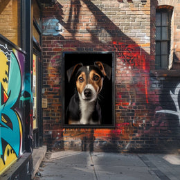 Portrait Of A Dog Poster PosterGoat