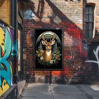 Winter Woodland Majesty Poster