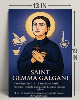 Saint Gemma Galgani Poster PosterGoat