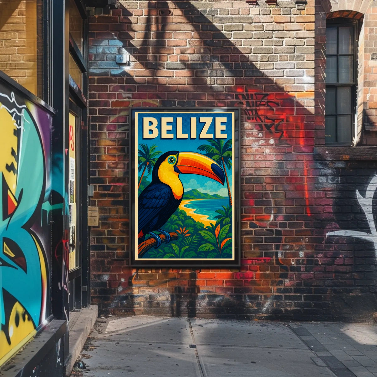 Belize Tropical Paradise Poster