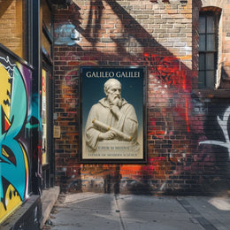 Galileo Galilei Father Of Modern Poster