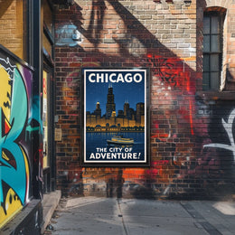 Chicago The City of Adventure Poster