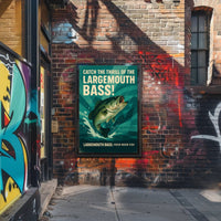 Catch the Thrill of the Largemouth Bass Poster PosterGoat
