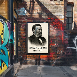Ulysses S. Grant 18th President of the United States Reflections Poster