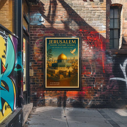 Jerusalem Where History Echoes Poster
